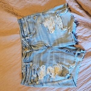 Women's American Eagle, Next Level Stretch, Midi Short, size 12